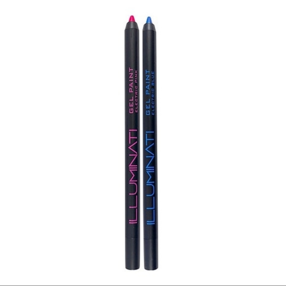ILLUMINATTI Gel Paint Eyeliner Set -Electric Pink and Blue